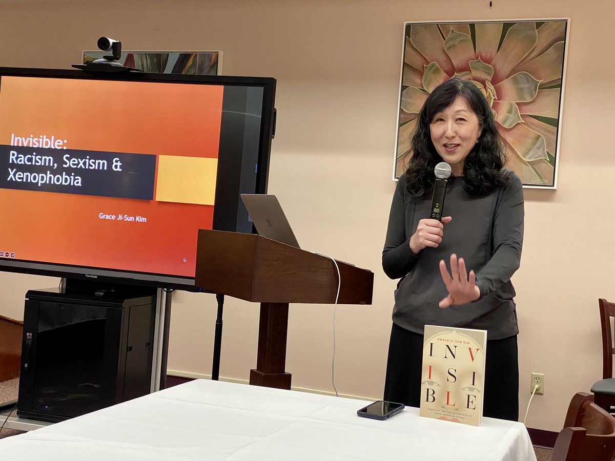 ESRQuaker's tweet photo. @Gracejisunkim launching her new book #INVISIBLE Grace is the keynote speaker in this year's Willson Lectures on Saturday, April 9. Follow this link to register https://t.co/jRktyq83zX. Join in person ( 8.30 am) or via Zoom from (9am)  https://t.co/vatBSQaXqB https://t.co/6iqnX3X4Ze