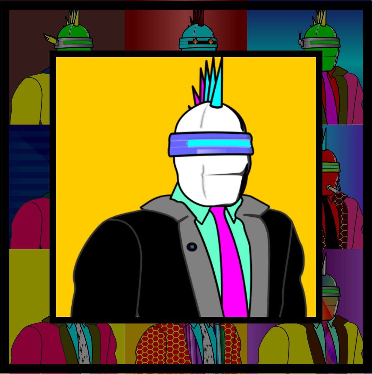 ElectropunkOffi's tweet photo. Nuestra visión es crear una comunidad inclusiva para los amantes del punk, la música electrónica y tecno.

#NFT #NFTs #nftart #NFTGiveaways #nftcollectors #criptoart #cryptoart https://t.co/FdcWCQ6vHu