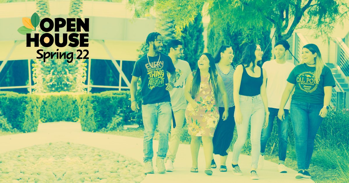 calpolypomona's tweet image. Calling all prospective students!
Are you considering attending CPP? Gather all the information you need in one place, the Open House.
Learn about:
student life
your college & major
resources
activities
and much more!
Saturday, 10 am-2pm.
Register: bit.ly/3Ko8M5O