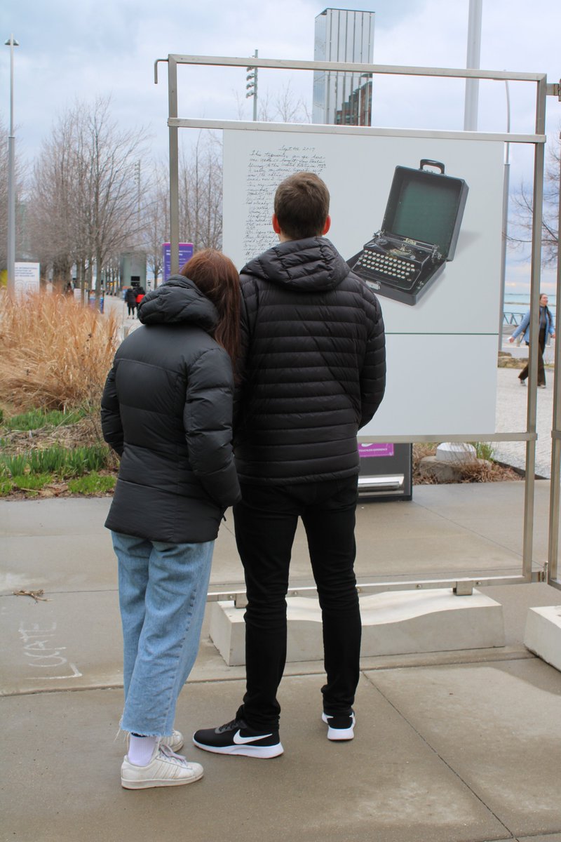 SusanAbramsIHM's tweet photo. I am reminded of how everyday objects can take on extraordinary meaning and become storytellers in their own right when they are remnants left from a world destroyed. We are thrilled to have it at @NavyPier, giving people the opportunity to reflect on their own family’s journeys. https://t.co/f5X6yrz30R