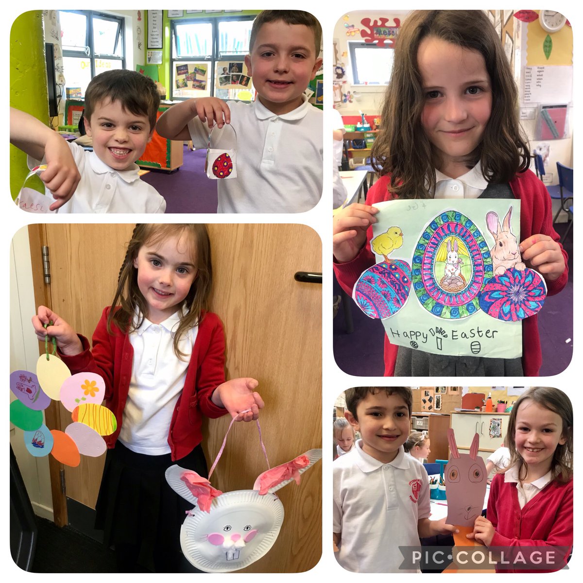 FfynnonTafPri's tweet photo. Lots of beautiful Easter craft taking place today… 🐥 🥚 #eggsciting https://t.co/VL7sTHSTeX