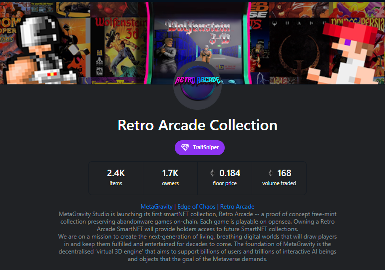 🔥Retro Arcade #NFTGiveway 🔥

We're giving away a pre-revealed Retro Arcade Smart #NFT to celebrate our public mint on Friday, April 8 at 8:00PM EST! 

To Enter:
1⃣ Follow <a href="/MetaGravity_/">MetaGravity</a> 
2⃣ Like &amp; RT 👇
3⃣ Tag 3 gamers and tell us your favorite retro games below!

⏳48hrs