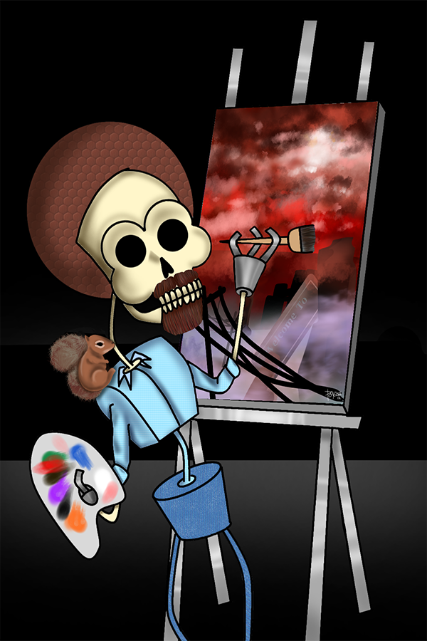 objkt.com/asset/KT1RpRuB…

Skellybot Single #2- Robot Ross- Happy Little Apocalypse
0.7 TEZ

#tezos #tezosnft #womenInNFTs #digitalartist #cartoonist #nftartist #digitalart #Painting #squirrel #happylittletrees #skulls #skellybots #skeletons #nftdrop