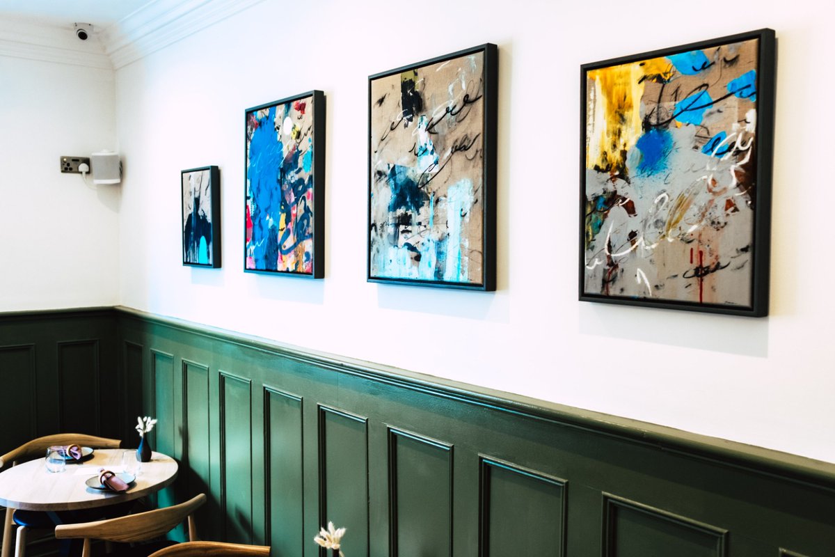 263preston's tweet photo. New artwork from the amazingly talented @IainHWilliams in the restaurant 🖌️

We are very impressed! 

https://t.co/c1rR5ufB2k https://t.co/rcs9jvO9RM