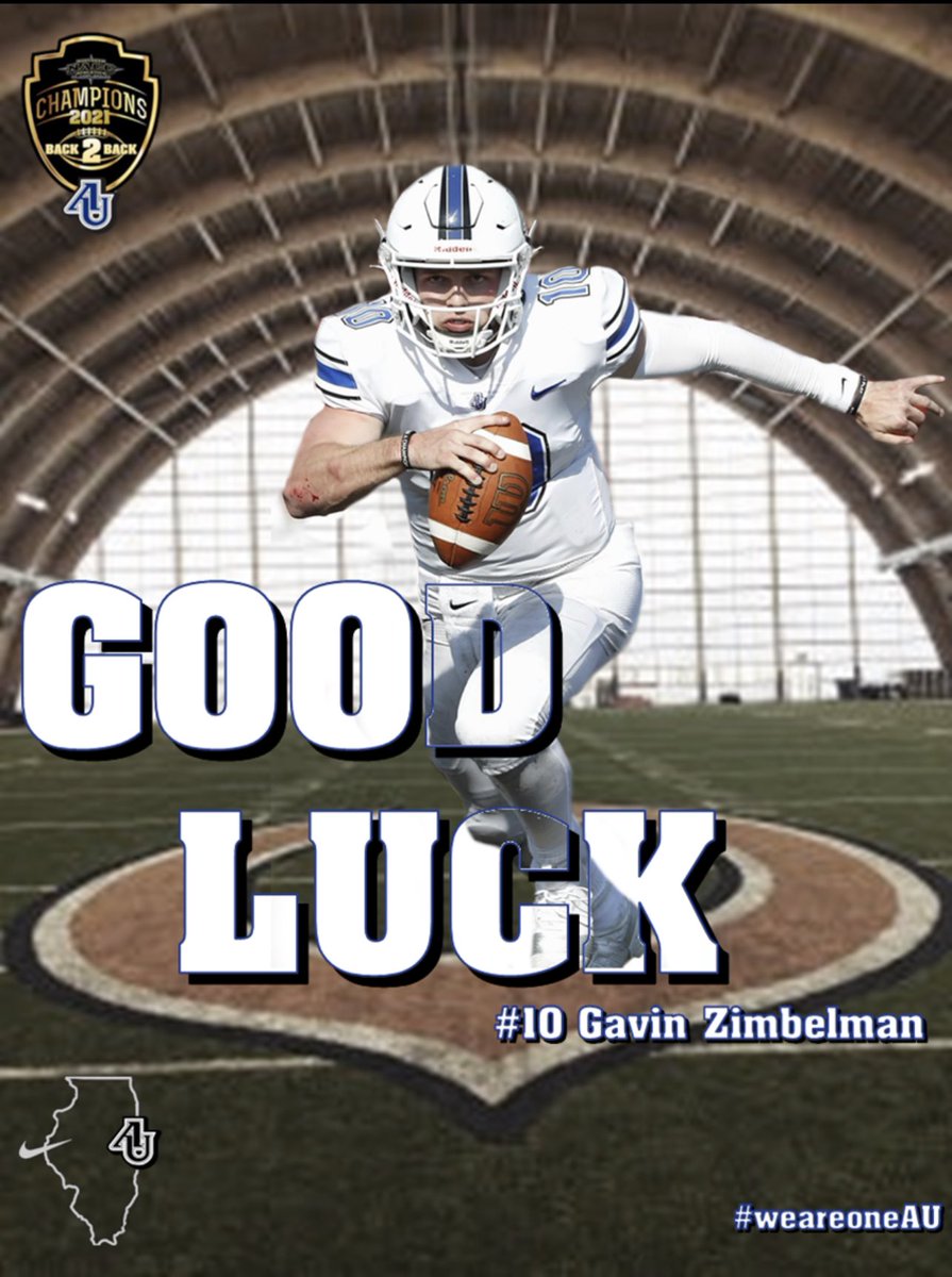 Good luck to <a href="/GavinZimbelman1/">GZimZ_10</a> as he travels to Halas Hall tomorrow to work out for the Bears! #weareoneAU
