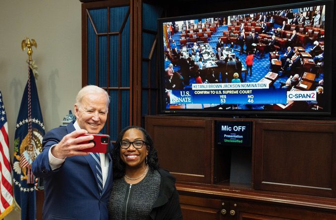 Congratulations to Ketanji Brown Jackson on becoming the first Black Woman selected to serve on the United States Supreme Court!