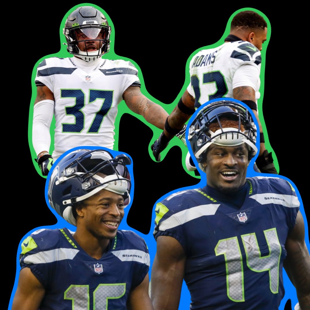 SamiOnTap's tweet photo. The Seahawks really have the best safety duo in the NFL &amp; the best receiving duo in the NFL 👀 

- Diggs &amp; Adams 
- Lockett &amp; Metcalf https://t.co/lfQhZG1knb