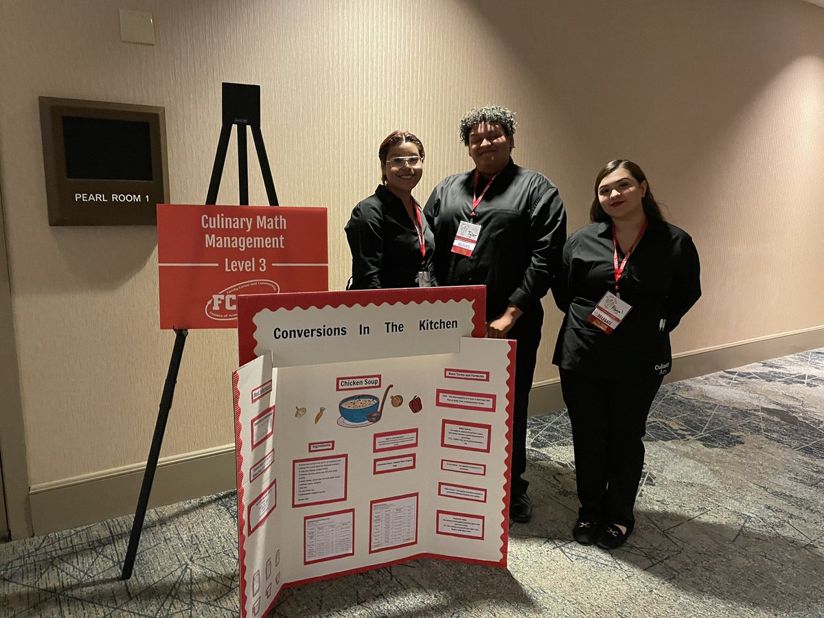 Good luck to our Culinary Math Management FCCLA competitors. Best wishes! #texasfccla <a href="/McAllenISDCTE/">McAllen ISD CTE</a> <a href="/EcAchieve/">Achieve Early College High School</a> <a href="/MemorialCTE/">McAllen Memorial CTE</a> <a href="/McAllenISDCTE/">McAllen ISD CTE</a>