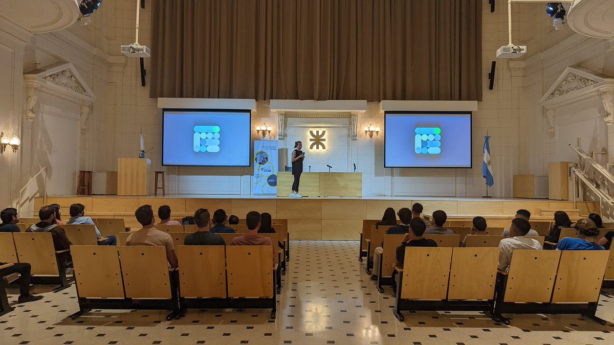unikkoland's tweet photo. Hoy fuimos a la @frbautn invitadas por la @USEmbArgentina para contarle a la camada del programa de #semanaSTEM sobre nuestros proyectos. Les conté todo el caminito de arquitecta a re diseñar cambios sistémicos desde Blockchain 🤓
@UPFCOIN https://t.co/j7YUlNcdy4