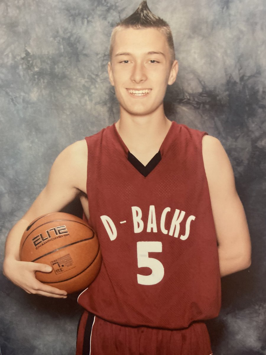 warrior_momma's tweet photo. This is my son Cooper wearing #5 in high school a few months later he was diagnosed with a form of #childhoodcancer and 3 1/2 years later he passed away. 
His best friend @bryson_stott10 just received his no. 5 for the @Phillies My Momma heart is exploding! ♥️⚾️♥️😭#brysonstott https://t.co/bssOhwz4ga