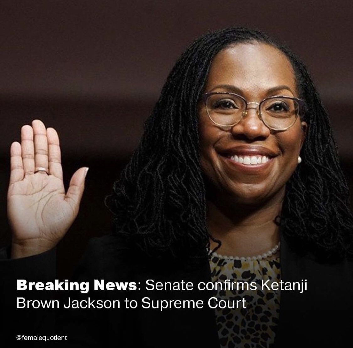 👏❤️💪 #LeadingWhileFemale 

It's a historic moment - Justice #KetanjiBrownJackson will be 1st Black female justice in the court’s history, &amp; 1st justice in decades to have served as public defender. 
<a href="/LoriGonzalezEDU/">LG</a> <a href="/DrMariaMPoulin/">Dr. Maria Martinez-Poulin</a> <a href="/MaryPtamary/">Mary Helen Ybarra</a> <a href="/DrJBourgeois/">JenniferBourgeoisPhD</a> 

<a href="/femalequotient/">The Female Quotient</a>
