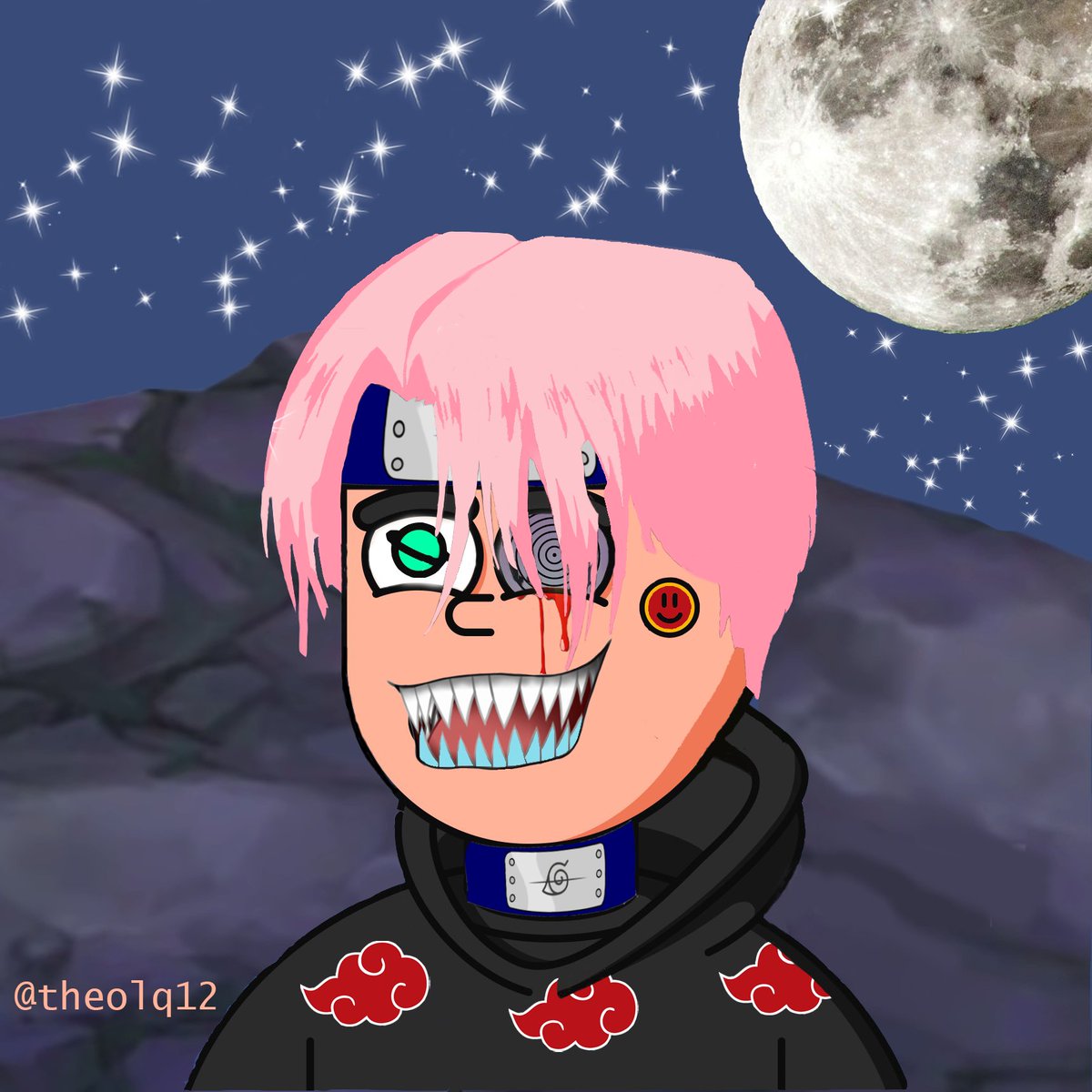 TheoSama12's tweet photo. Hi possessed FAM❤️
I made a fanart of a posse that arrived in the lab and came out possessed🧪
I wanted to make a collaboration Possessed X Akatsuki.
I spent a lot of time making it because I'm not very good at drawing ! ✏️

#possessednft #possessed #Pssssd #pssssdfanart  #NFTs https://t.co/Xk49v1tKXo