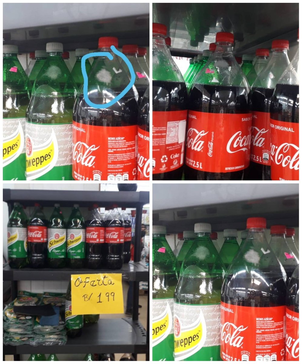 Nos mandan esta denuncia desde Puerto Armuelles.
En un super mercado de Puerto Armuelles, hay una super promoción con las sodas, pero todos los envases tiene lijado donde estaba la fecha de vencimiento.
Piden a Acodeco dar su vuelta y sancionar estos negocios inescrupulosos.