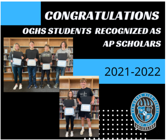 OakGroveHS's tweet photo. Congratulations to this year's AP Scholar Award Winners from OGHS! We are proud of you &amp; all of the hard work you put in to #BearDown &amp; achieve this recognition! @oakgroveden @OghsStuco @StudentSvcsOGHS @OGHSAthletics #BeOG #GrizzlyPride #OGHSFamily https://t.co/8eG0pTFT5F