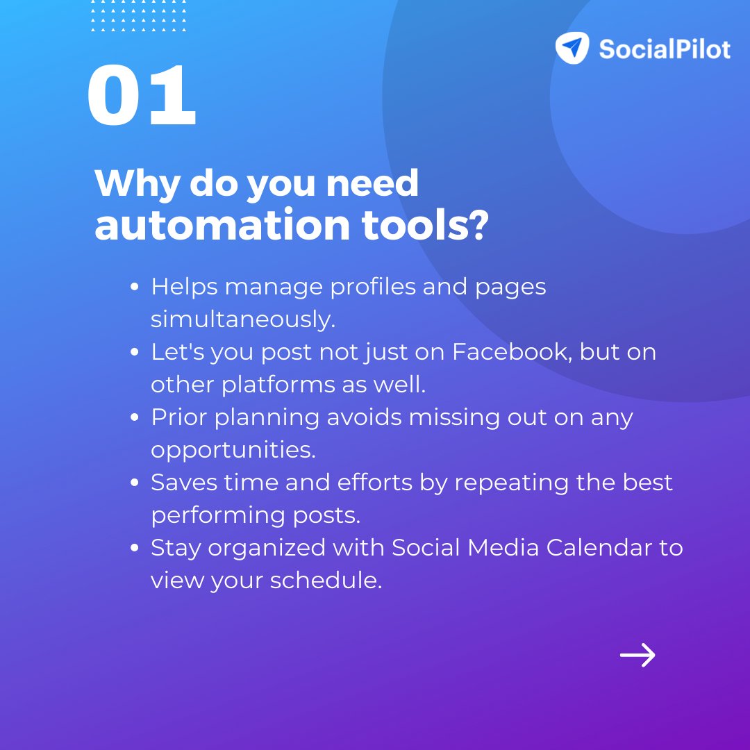 socialpilot_co's tweet image. Have Facebook pages in your social media checklist?😁📜
Manage it like a pro with these super-efficient tools. 🤭🛠️
✨ bit.ly/3Jmbsjb ✨

#FacebookTools #PublishingTools #SchedulingTools