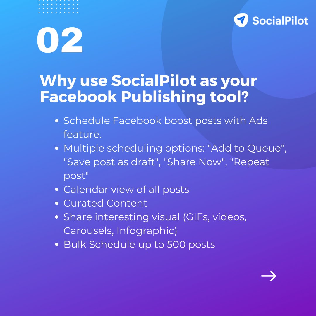 socialpilot_co's tweet image. Have Facebook pages in your social media checklist?😁📜
Manage it like a pro with these super-efficient tools. 🤭🛠️
✨ bit.ly/3Jmbsjb ✨

#FacebookTools #PublishingTools #SchedulingTools