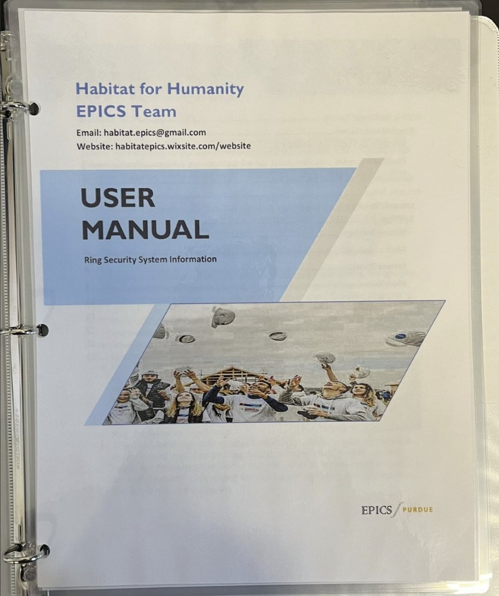 This week the saw dust team had a very productive visit to Habitat testing out their latest prototype. Also, the security team is very close to the end their project. Their user manual has been printed out and EPICS stickers have been added to the security cameras!