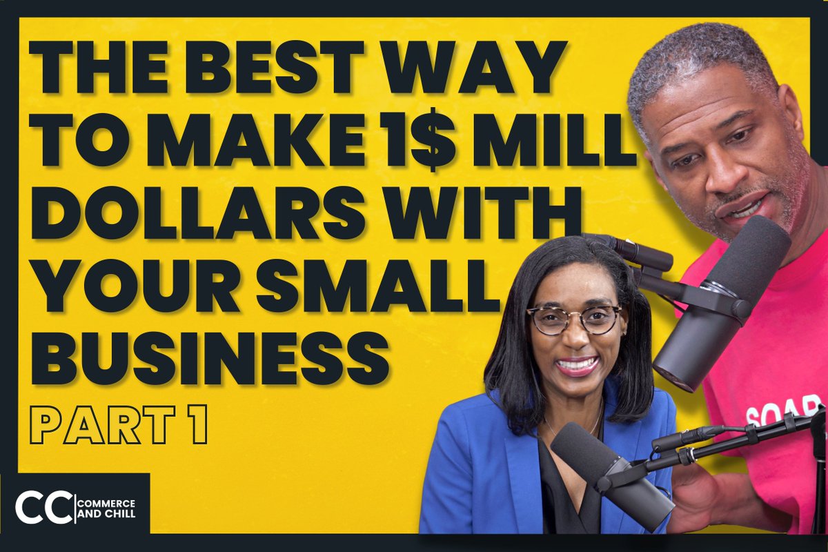 On @CommerceChill, we share a few of the best ways to make 1 million dollars with your small business. Whether you're a one man show or own a company of thousands, there's always room for improvement & growth! 

Tonight at 8PM on CH. 70 Optimum/ 2136 FiOS. https://t.co/KuHmra0TyK https://t.co/BAEqCrieUC