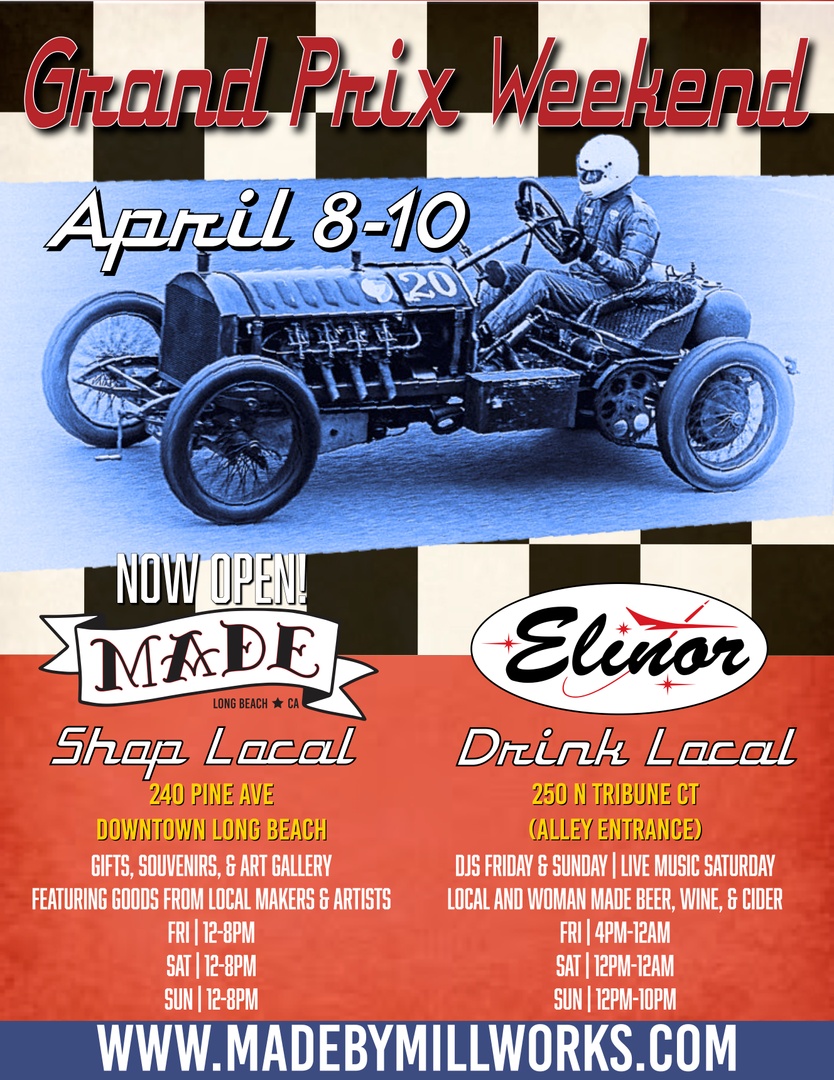 .<a href="/MadebyMillworks/">MADE By Millworks</a> will be opening for in-person shopping starting tomorrow, April 8 and just in time for Grand Prix weekend! Make sure to check it out.