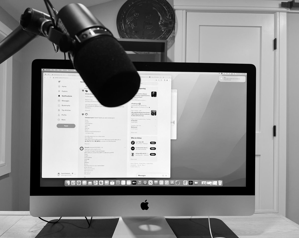 davidgokhshtein's tweet photo. Almost ready. 🥷

The podcast and livestreams are going to be lit. 🔥 https://t.co/EE9WDqAf2w