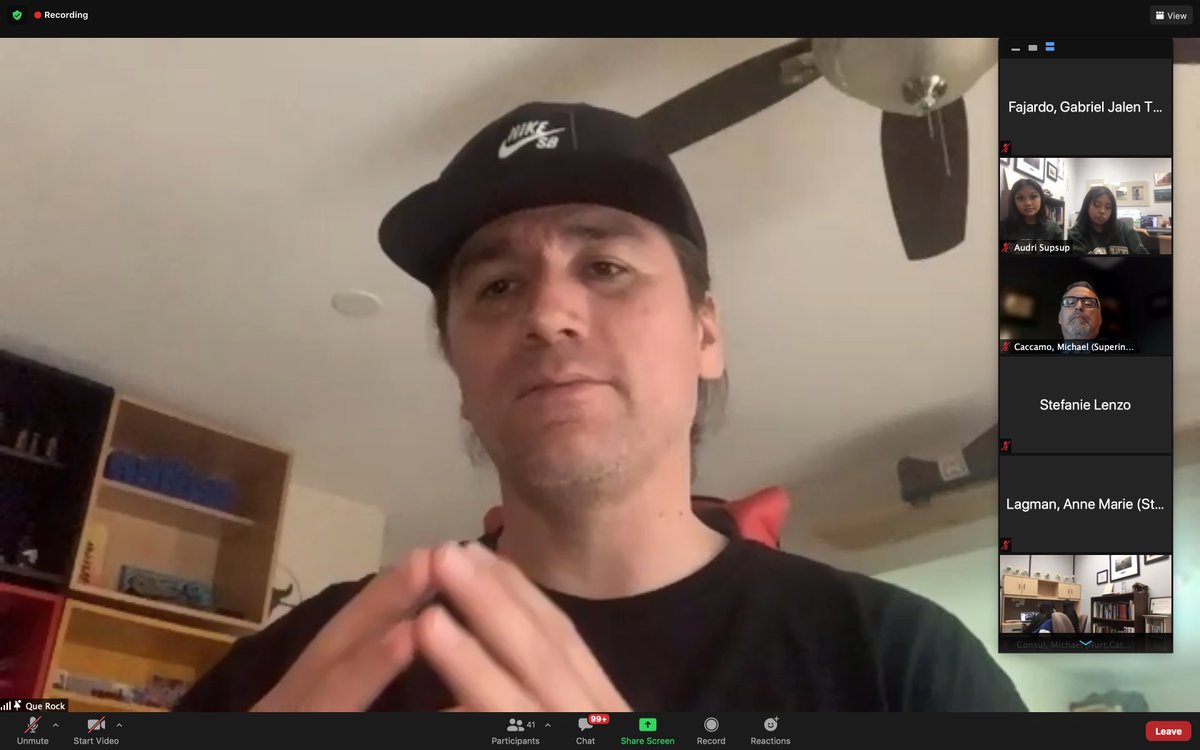 CSLIT_TCDSB's tweet image. &quot;Always walk gentle&quot; Que Rock tells us to learn, understand and share new things!