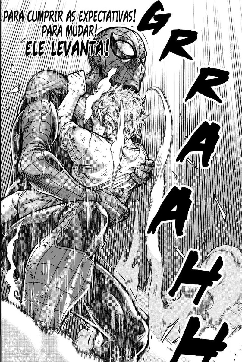 Existe esse mangá do homem aranha, e ele é muito bom
