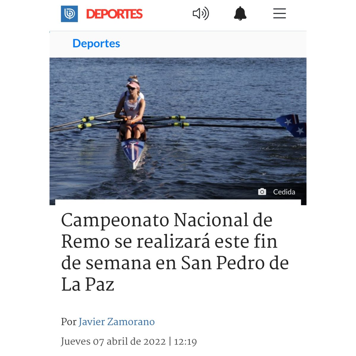 🔴🗞️ Hoy, <a href="/biobio/">BioBioChile</a> destaca el Campeonato Nacional de Remo que se realizará este fin de semana. ¡Quedan muy pocos días! 🚣‍♂️💙