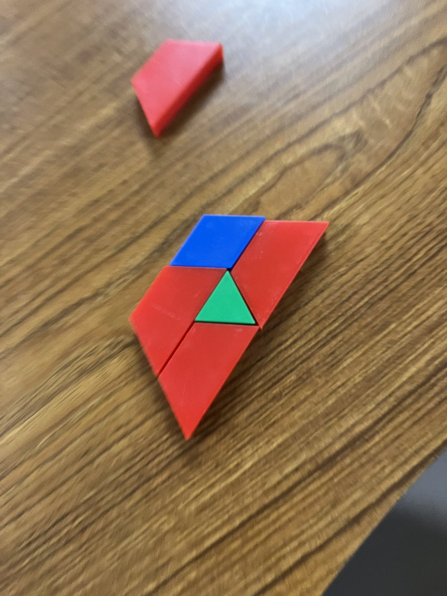 LauraDey22's tweet photo. We had so much fun using Tangrams to make new shapes in class today! #2ndgradefun @CimarronElem https://t.co/C4ITqth9mR