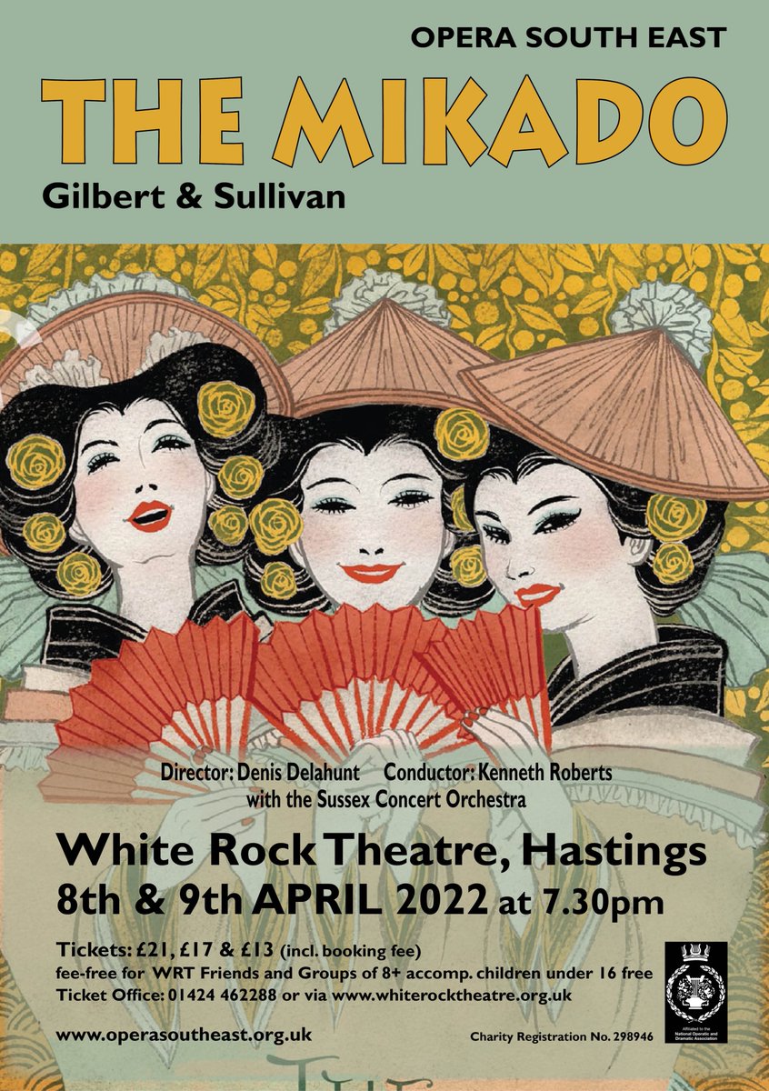 Opera South East (@operasoutheast) on Twitter photo The Mikado this weekend in Hastings - Friday and Saturday whiterocktheatre.org.uk/Online/tickets… The Mikado this weekend in Hastings - Friday and Saturday whiterocktheatre.org.uk/Online/tickets…