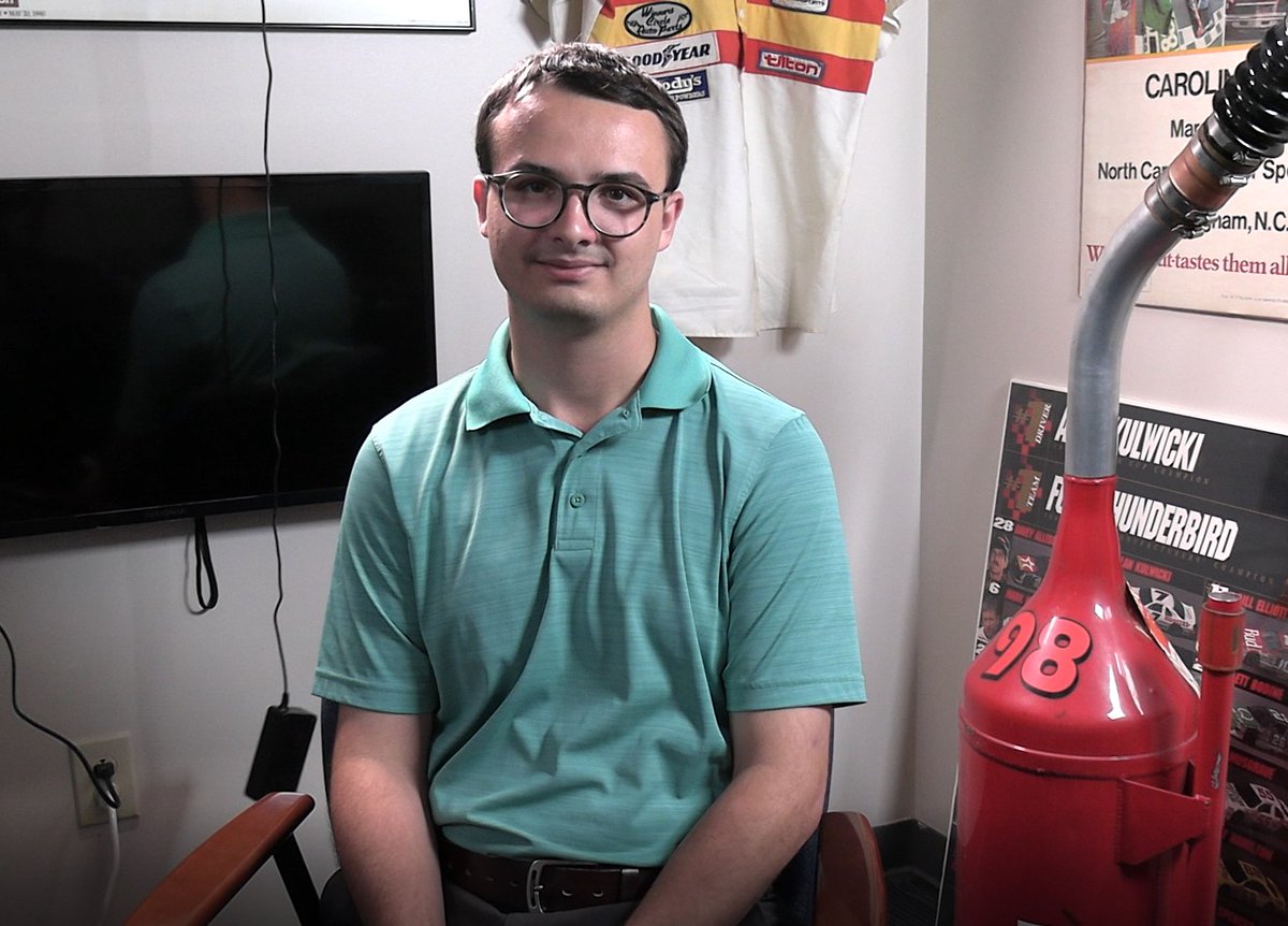 When <a href="/MattDopp/">Matt Dopp</a> came into work this morning @NASCARTechUTI, little did he know that he would be soon be embarking on a modeling career.