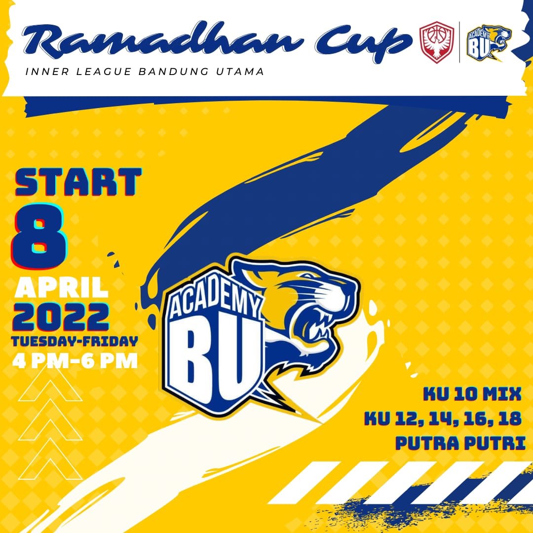 Halo roarres! Get yourself ready for Ramadhan Cup! This is the time for us to prove who’s the best among us! 💪🏻 #akademibasketbandungutama 
#basketball