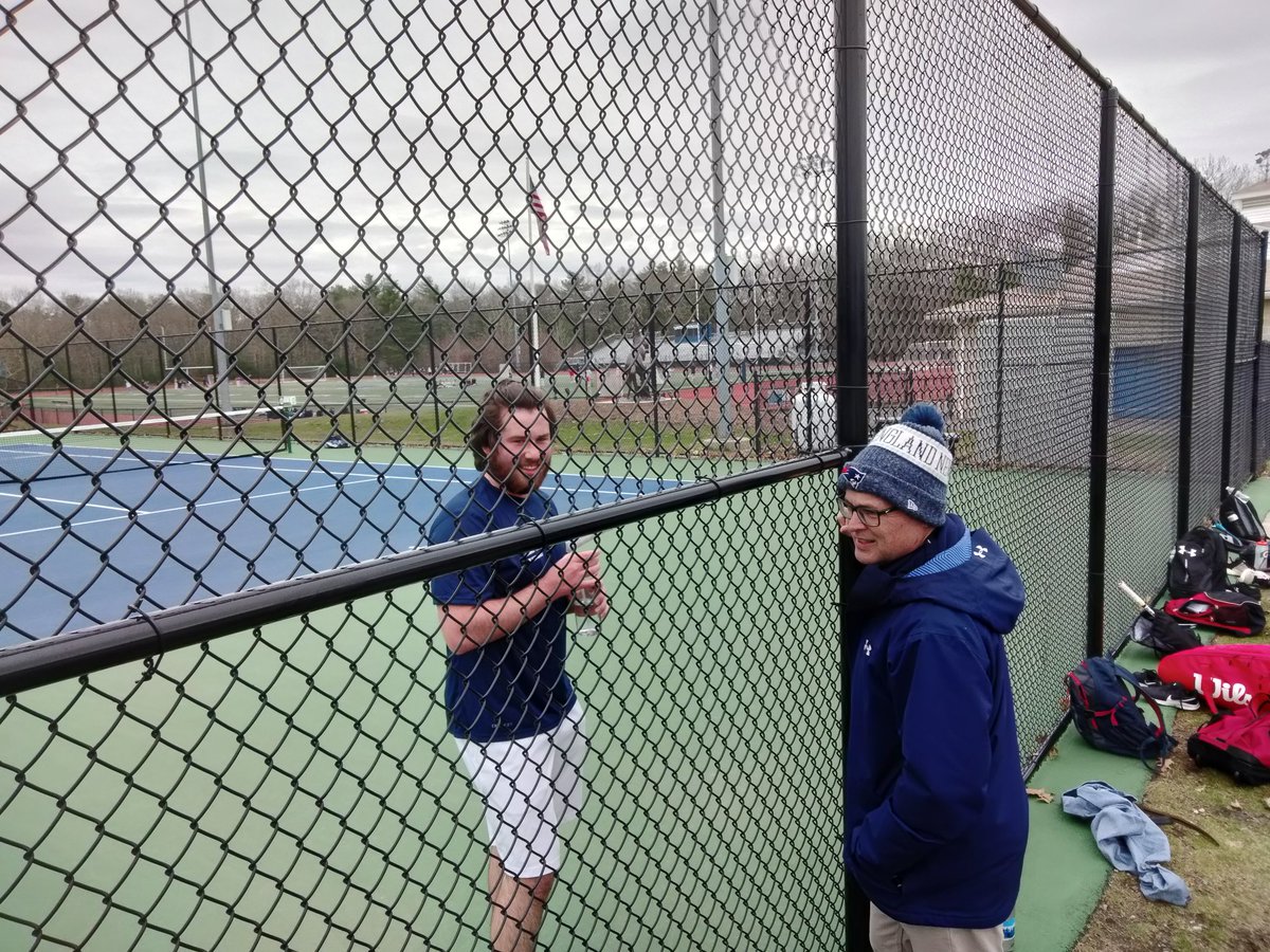 MedwayAthletics's tweet photo. Congrats to Coach Kearney on his 1st victory as a tennis coach!  5-0 over Milford. https://t.co/XGTCR3wgX4