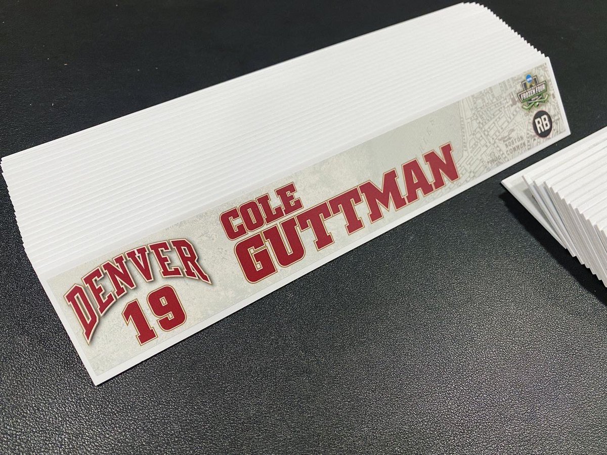 parilladesigns's tweet photo. Wishing the best of luck to the University of Denver Hockey on their NCAA Frozen Four game today, as always thank you for your business! #frozenfour #gopios https://t.co/3auCqSdcJg