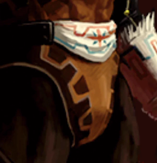 If I had to become aware that the official remastered OoT art rendered Ganondorf's dickprint through his armour, you do too. 