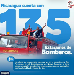 Porque las buenas noticias se comparten... 

#Nicaragua 🇳🇮...ya cuenta con ミ★ 135 ★彡 Estaciones de Bomberos 🚒🧑🏻‍🚒👩🏻‍🚒

#UnidosEnVictorias 
<a href="/CanDigital2/">Cañón Digital</a> <a href="/jasampszen/">JasampsNic</a> @Romulofsln
