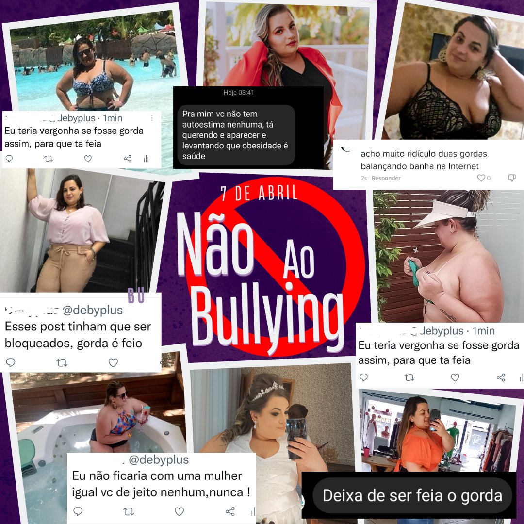 debyplus's tweet photo. Você já sofreu Bullying ?
Hj, no dia mundial contra o #bullying , nada melhor doque falar que o preconceito Existe, que essas brincadeiras sem noção, se ouve sempre
Mais elas só vão te fazer mal se você permitir!
Bora ser feliz meu povo,pq a opinião alheia não pode te definir https://t.co/yByTGkDTwj
