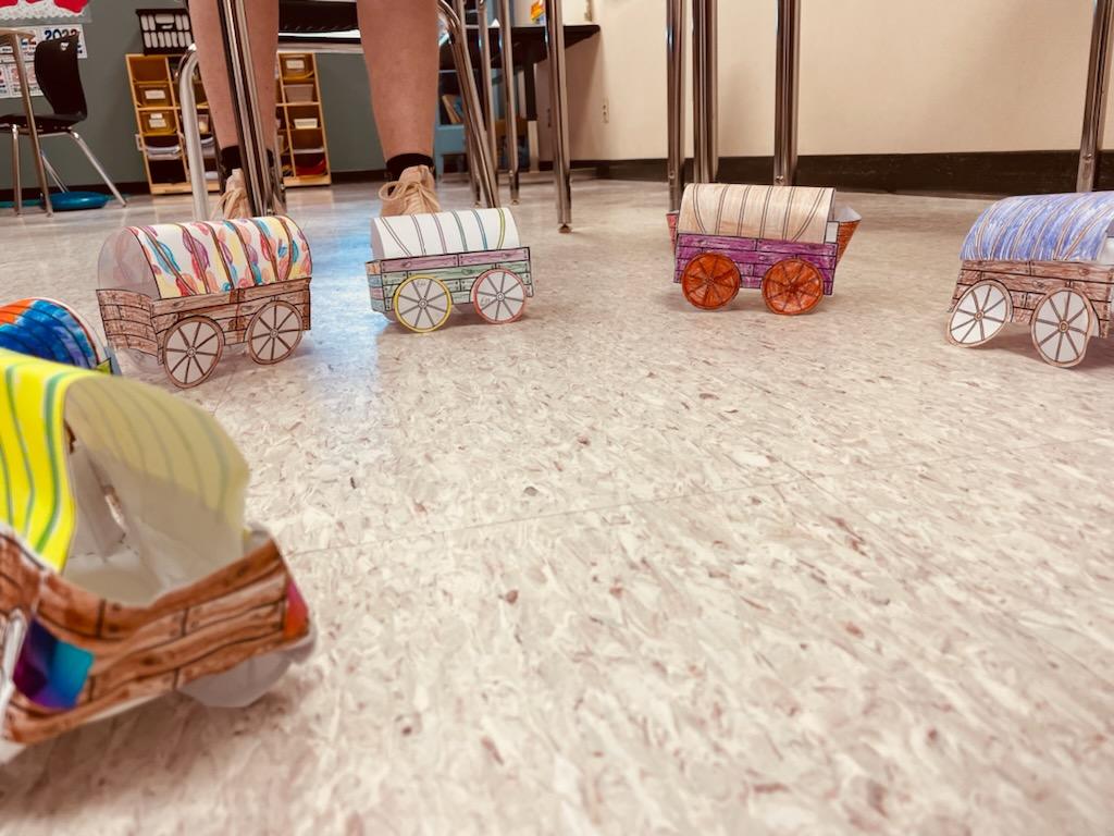 TJHS_Tara's tweet photo. Wagons go! TJHS is exploring Westward Expansion. #spiritofinclusion https://t.co/cyjTPkQUOx