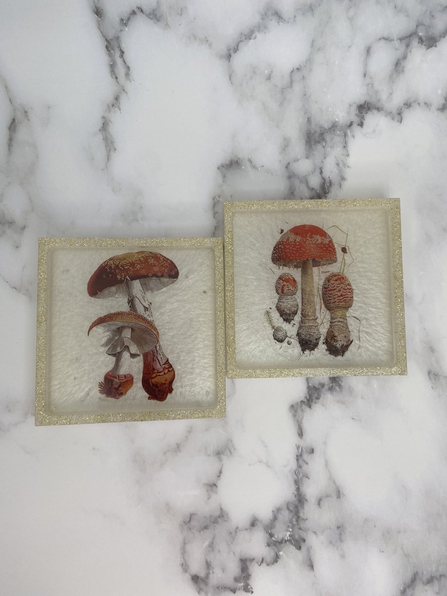 Happy Thursday loves! I’d love to find homes for these coaster duos! My site is 25% off w code MOVING 🥰 @ winniemayhandmade.bigcartel.com/product/coaste…