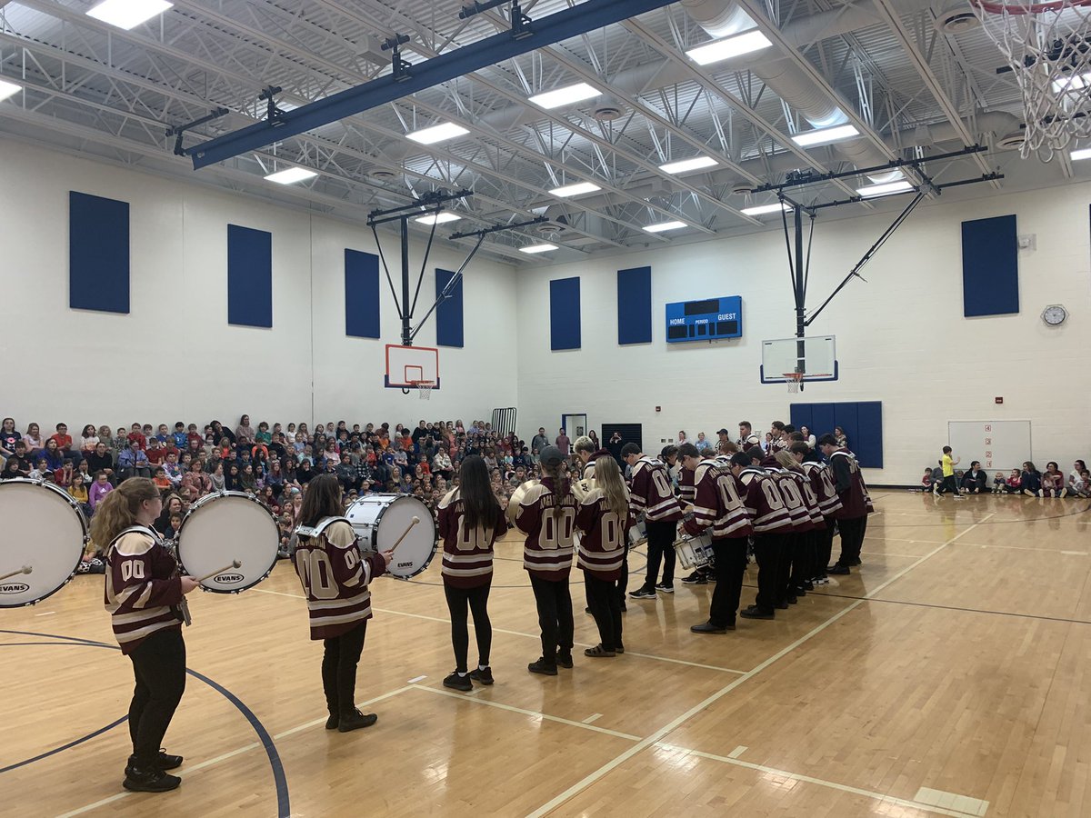 ArtsMinot's tweet photo. The Drumline had a mini reach out tour yesterday! Some stops included Max Public Schools, Perkett Elementary, Edison Elementary, Couple of Local Stores…we had an absolute blast!!! Thank you all who helped and hosted! You guys were the best! We have another one planned in May! https://t.co/mu6tqW9Sdm
