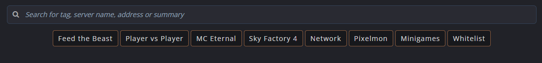 serverlistplus's tweet image. We just released a way to tag your server. Tags can be used to categorize your server. This helps users find the server they are looking for. 
Server owners should add tags from within their edit-server page! 
Suggestions for tags that should be added? Let us know!