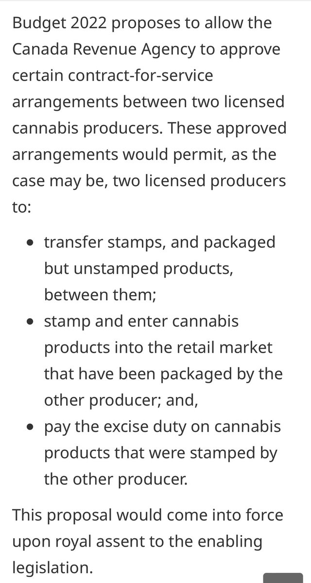 Great news in the Budget for cannabis co-packers and processors generally. It will be great to not have to engage the ‘workarounds’ much longer. Amazing work by <a href="/Cannabis_Canada/">Cannabis Council of Canada</a>’s excise task force to make the case for these changes which will enhance B2B efficiencies. Yay!!