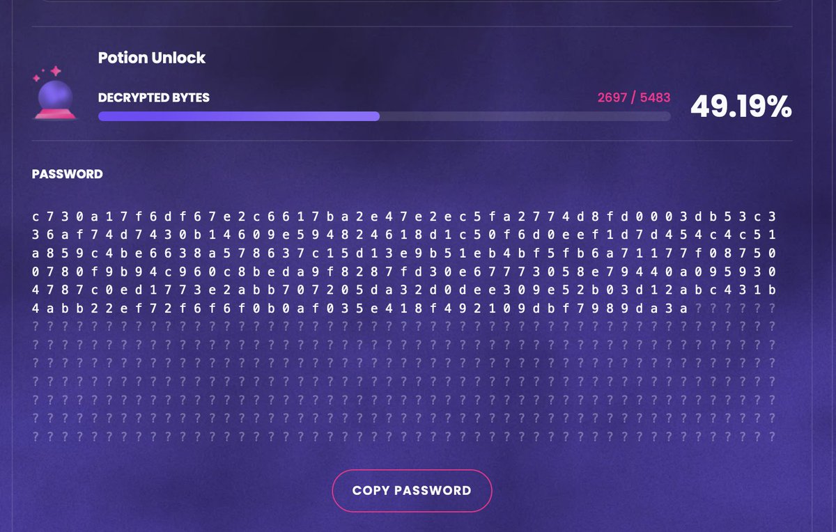 0xPleiades's tweet photo. Just revealed all my 30 NFTs :)

where were you when Potion was unlocked anon?
@potion_dao @PotionLabs https://t.co/yCkUZb23gV