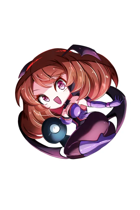 アイコン向けのイラスト。こんな感じのを依頼で作るのも楽しそう 