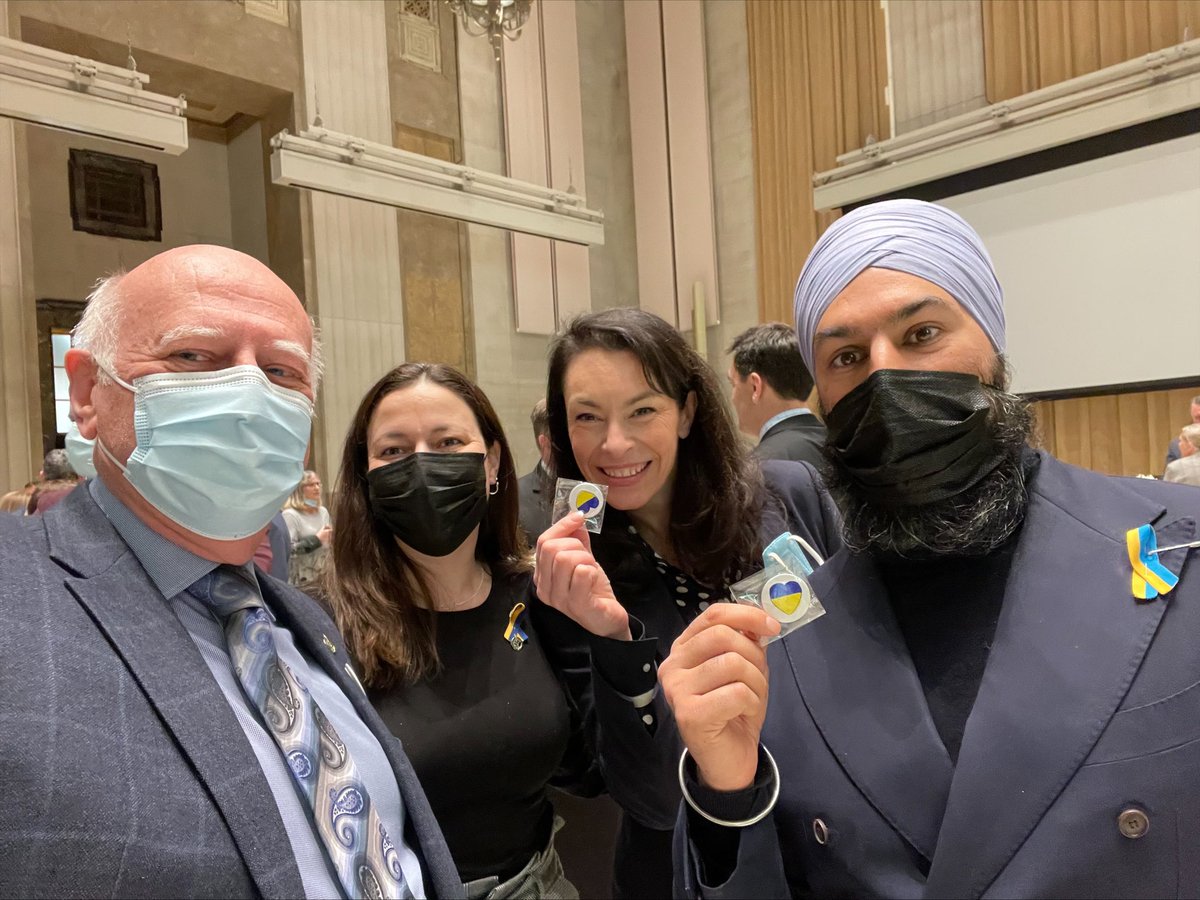 Buttons4Ukraine's tweet photo. After hearing about the recent devastation, we are more determined then ever to raise even more then the already $10,000 raised with @Buttons4Ukraine for the @redcrosscanada and to show our #SupportUkraine. We stand with you. 💙💛 @TonyVanBynen @MPMaria_Ionova @theJagmeetSingh https://t.co/09a4ZLTkad