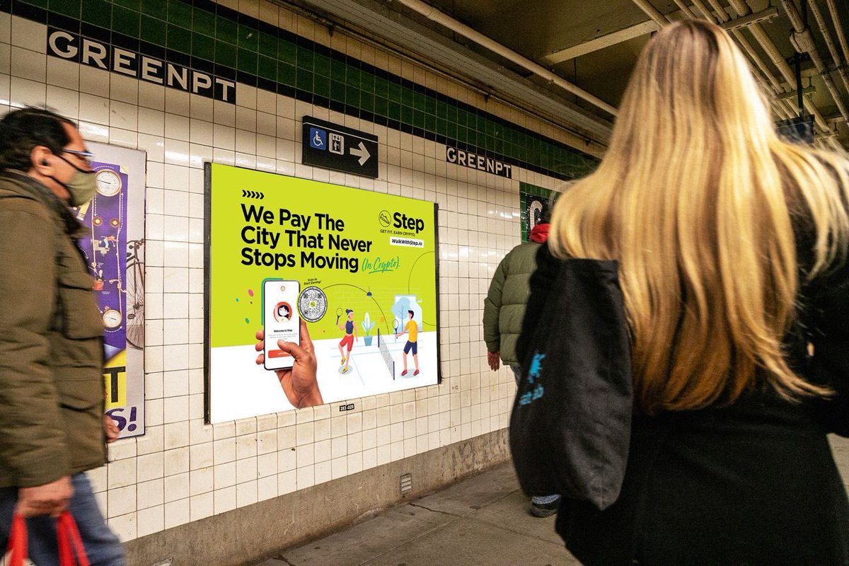 WalkWithSTEP's tweet photo. 🎉🔥 BIG NEWS! Starting from May 2nd we will have ads in all NYC subway stations for 4 weeks (can be extended). Ads sent to printing as we speak.😎
#STEP #NYC #Subway #Marketing https://t.co/cxzOtOj8oE