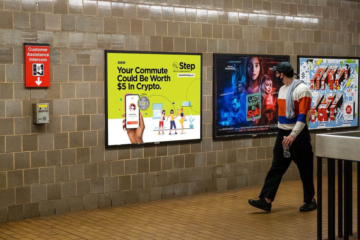 WalkWithSTEP's tweet photo. 🎉🔥 BIG NEWS! Starting from May 2nd we will have ads in all NYC subway stations for 4 weeks (can be extended). Ads sent to printing as we speak.😎
#STEP #NYC #Subway #Marketing https://t.co/cxzOtOj8oE