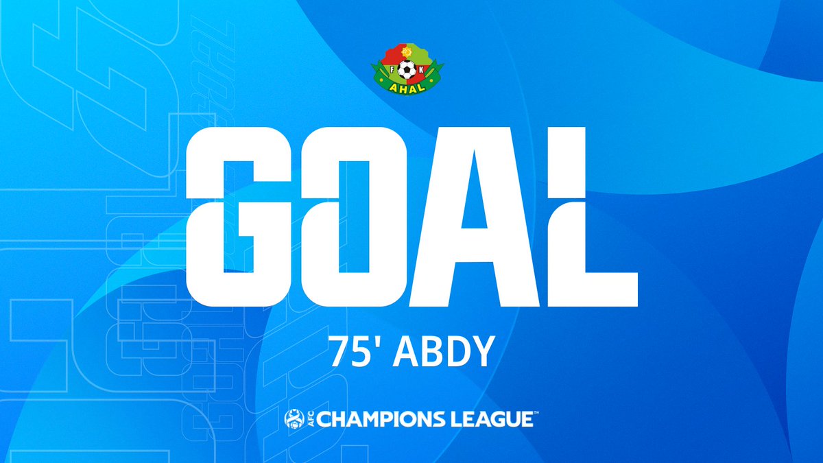 TheAFCCL's tweet photo. ⚽️ GOAL | 🇹🇲 Ahal 1⃣-0⃣ @Shabab_AlAhliFC 🇦🇪
WHAT A MOMENT for the debutants who get their first-ever #ACL goal through Abdy Bashimov!
📺 Watch it LIVE: https://t.co/sMjqIhGjJJ
#ACL2022 | #AHAvSAH https://t.co/FkC8ajB91K