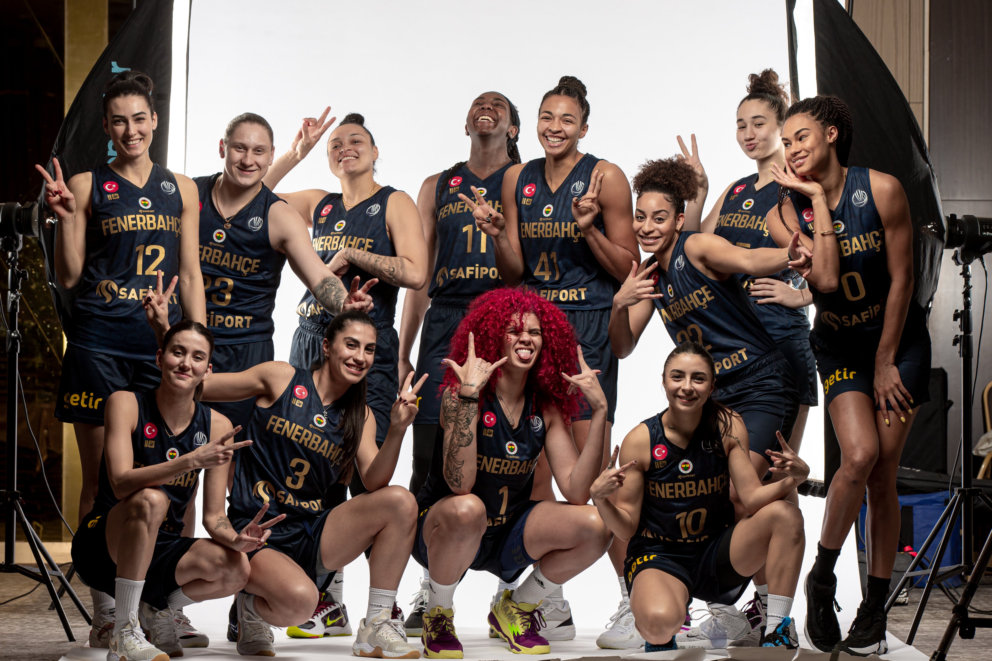 Fenerbahçe Safiport Takımı Final Four Pozu