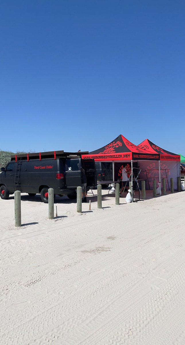 ChillinThird's tweet image. Setting up at Sandfest 2022!!! Come by if you’re in the area.