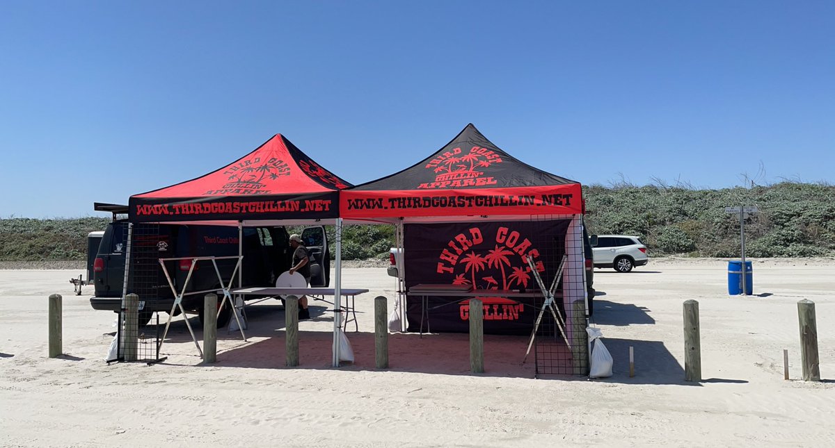 ChillinThird's tweet image. Setting up at Sandfest 2022!!! Come by if you’re in the area.